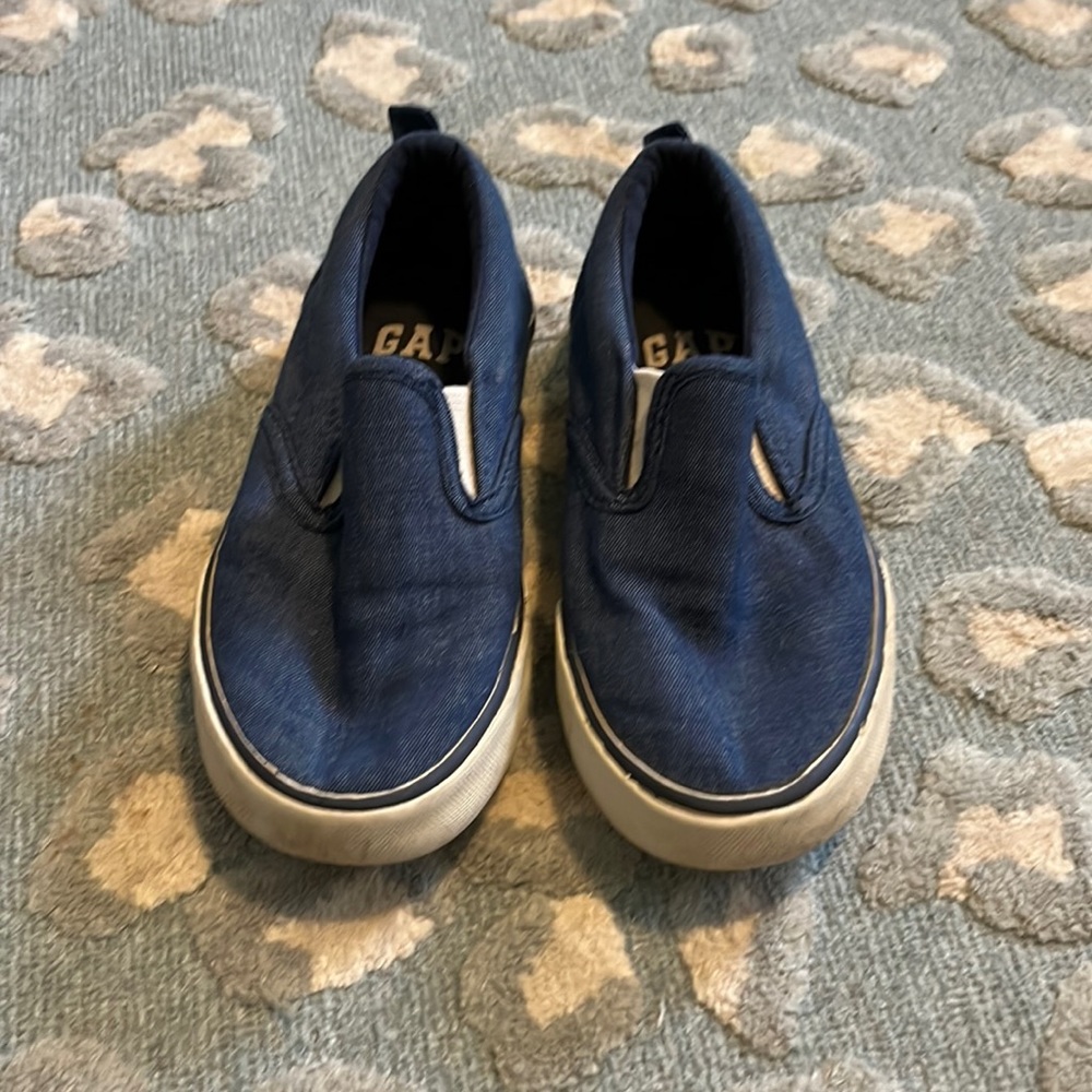 Gap size 10 canvas Jean deck shoes loafers